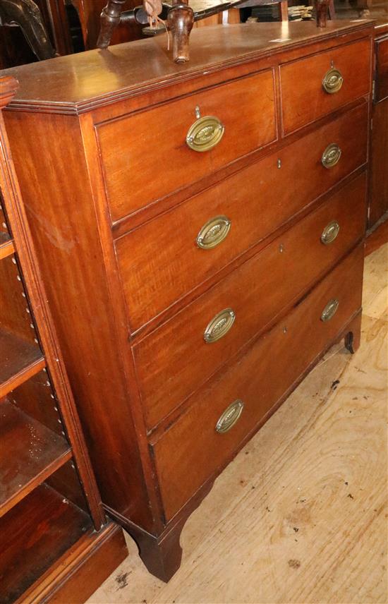 Georgian mahogany chest of drawers(-)